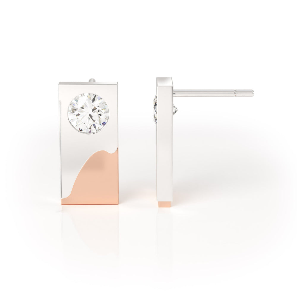 
                  
                    Avila Vara Dualiti Dual Tone Earrings in Rose gold
                  
                