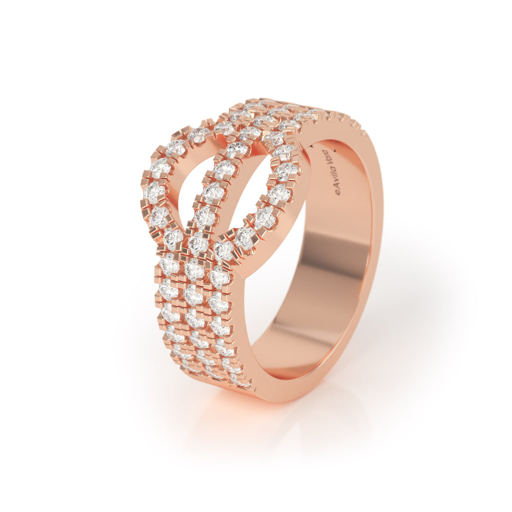 
                  
                    Avila Vara Synergi Triple Band Diamond Ring in Rose gold
                  
                