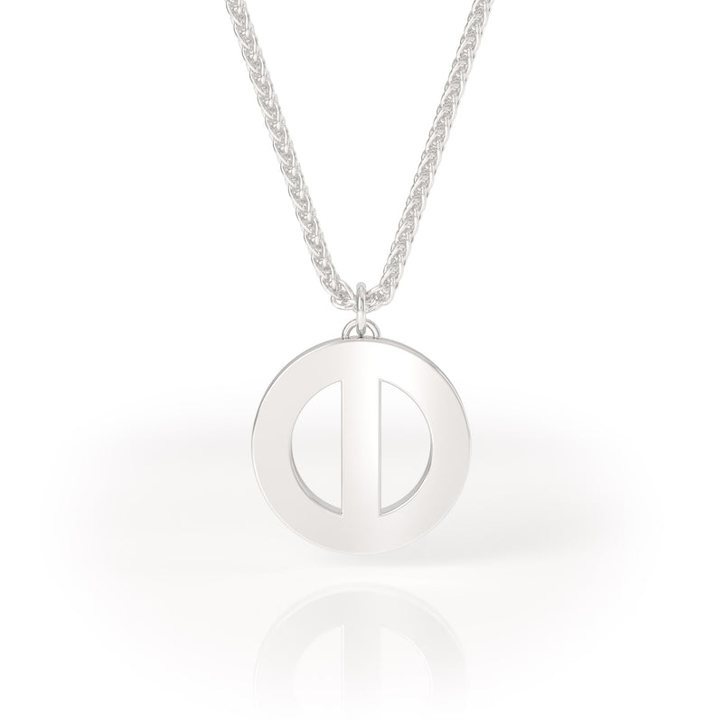 Avila Vara Synergi Circle Pendant in White Gold