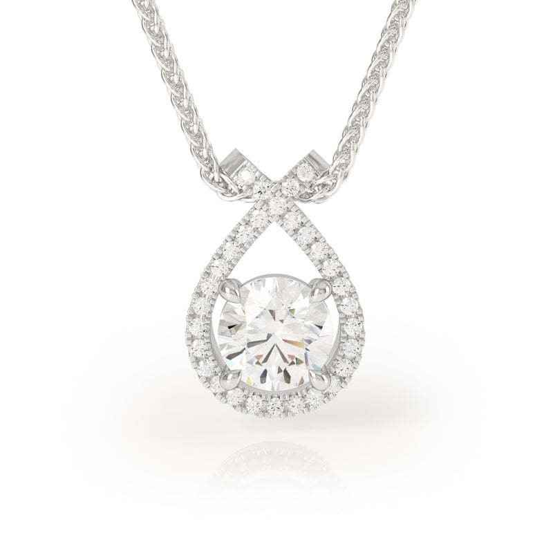 Avila Vara Karisa Necklace in White Gold